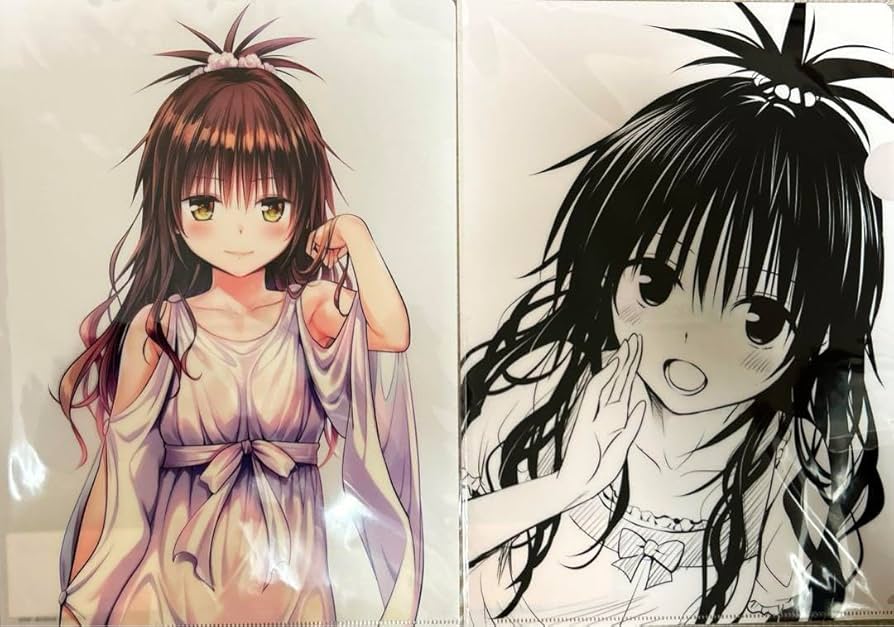 Amazon.co.jp: 結城美柑2種 ToLOVEる原画展凱旋クリアファイル : ホビー