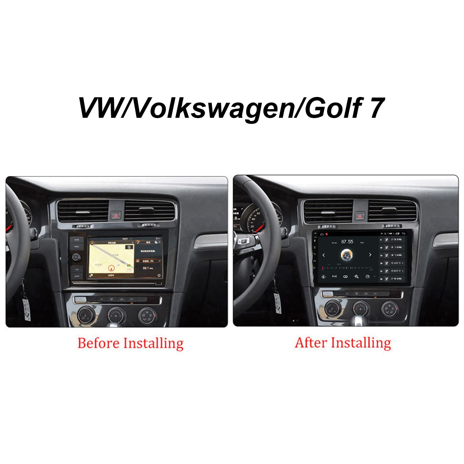 Amazon | Android 11 カーナビ VW/フォルクスワーゲン/ゴルフ7 9 in