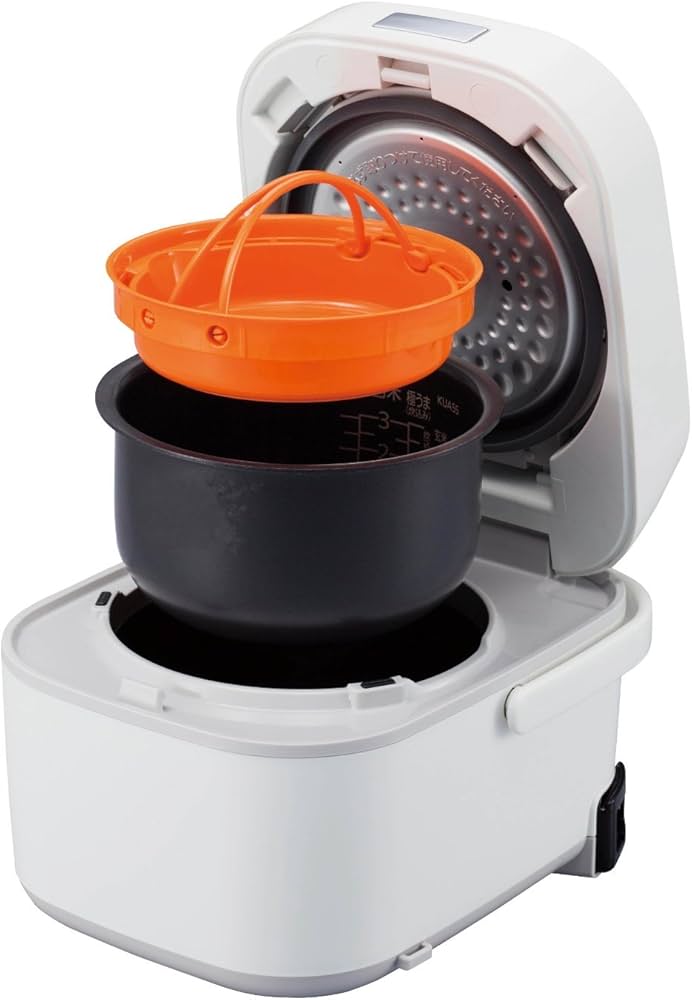 Amazon | タイガー 炊飯器 マイコン 3合 ホワイト レシピ付 tacook