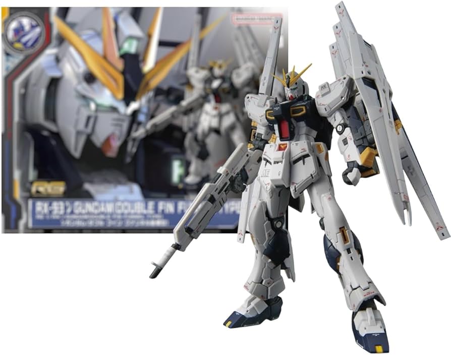 Amazon | RG 1/144 ν(ダブル・フィン・ファンネル装備型) サイドF side