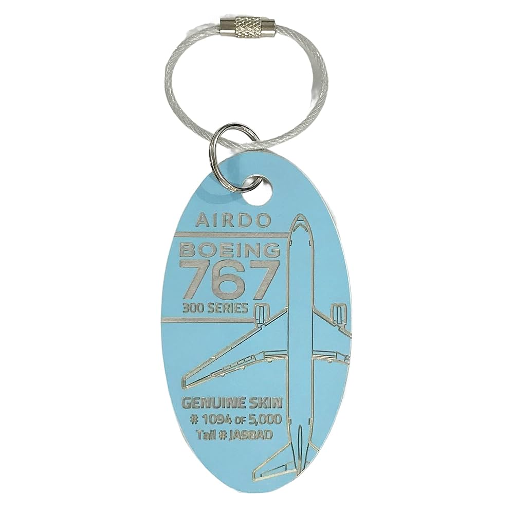 デルタ航空 ボーイング717 タグ キーホルダー Planetags DELTA