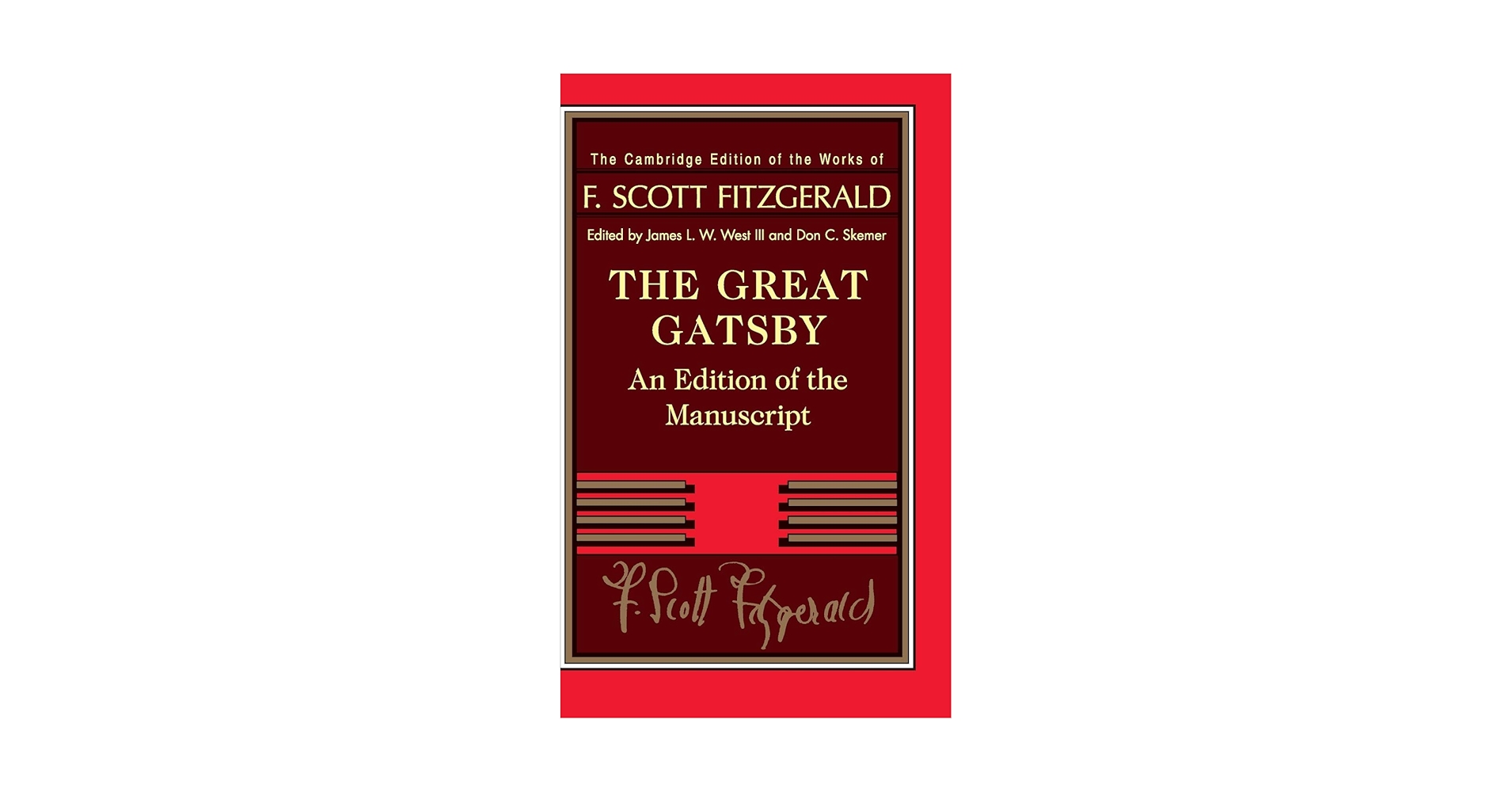 フィッツジェラルド THE GREAT GATSBY 直筆原稿ファクシミリ フィッツ