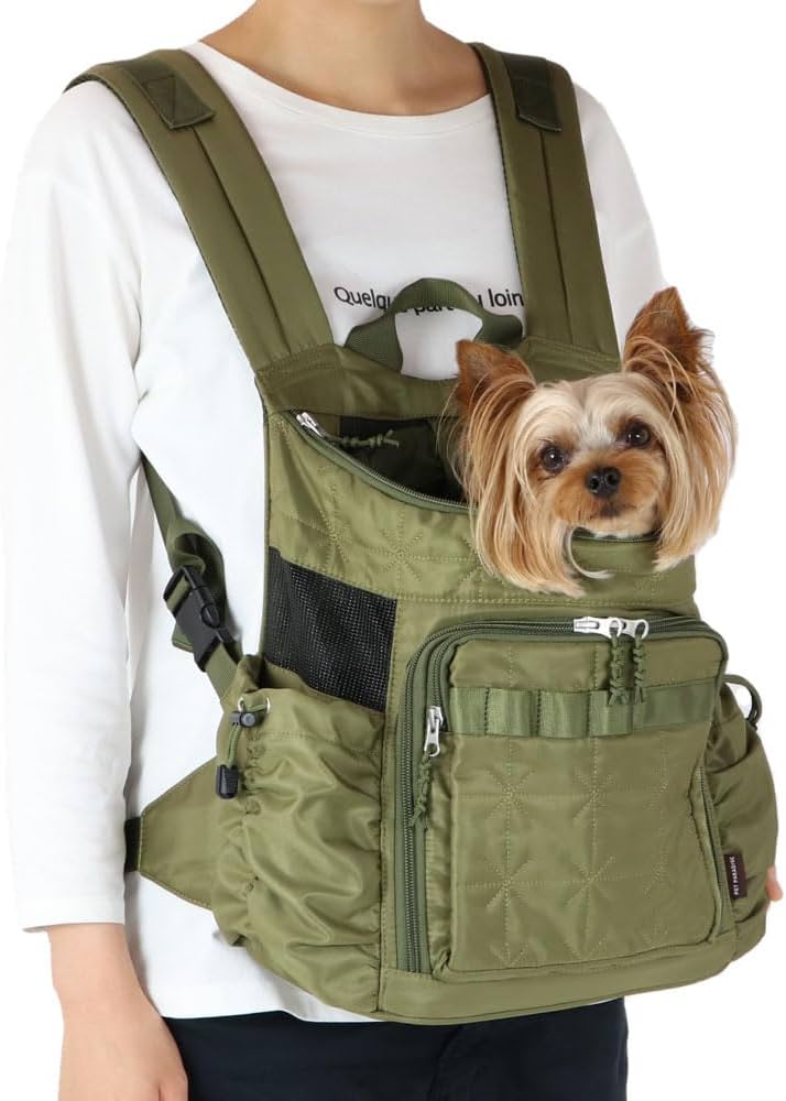 Amazon.co.jp: Pet Paradise Dog Carry Bag Backpack Quilted