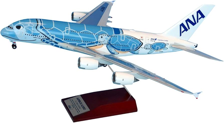 Amazon | 全日空商事 1/200 A380 JA381A FLYING HONU ANAブルー 限定