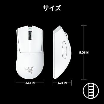 Amazon.co.jp: Razer レイザー DeathAdder V3 Pro White ゲーミング