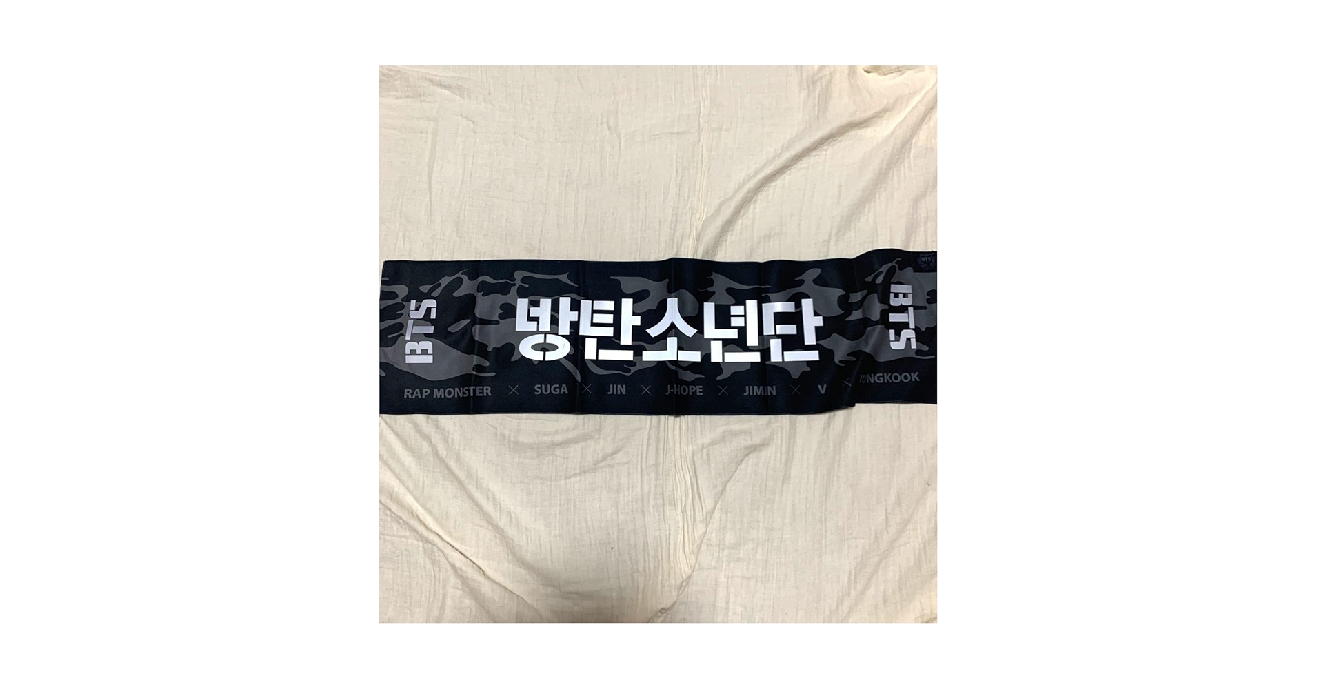 BTS ファイナルコン 公式スローガン ブランケット BTS x FILA