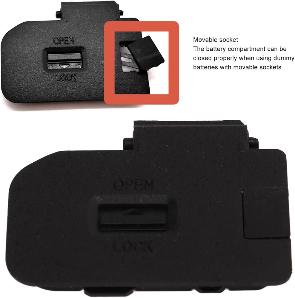 Amazon | バッテリーコンパートメントカバー、可動開口部付きダミー