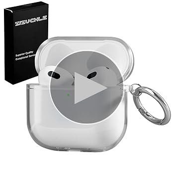 Amazon | ZIZUCHLE for Airpods 4 ケース クリア Airpods 第4世代