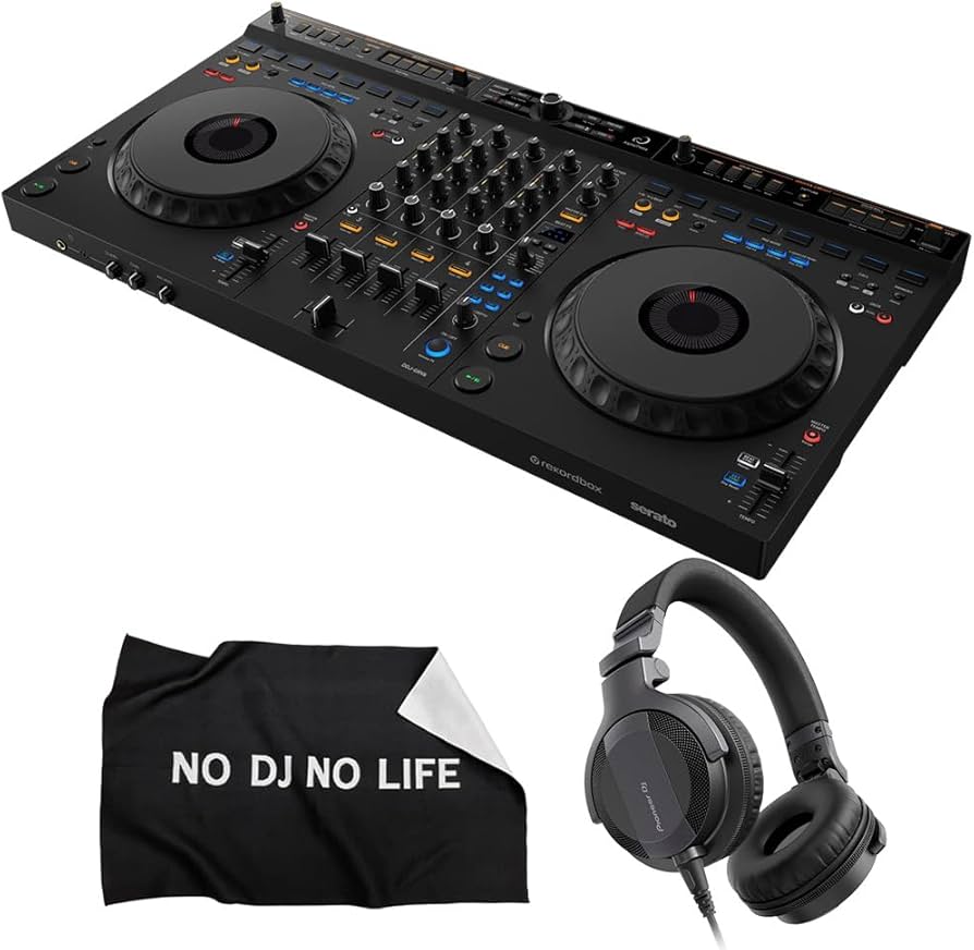 Amazon | AlphaTheta DJコントローラー DDJ-GRV6 + ヘッドホン HDJ