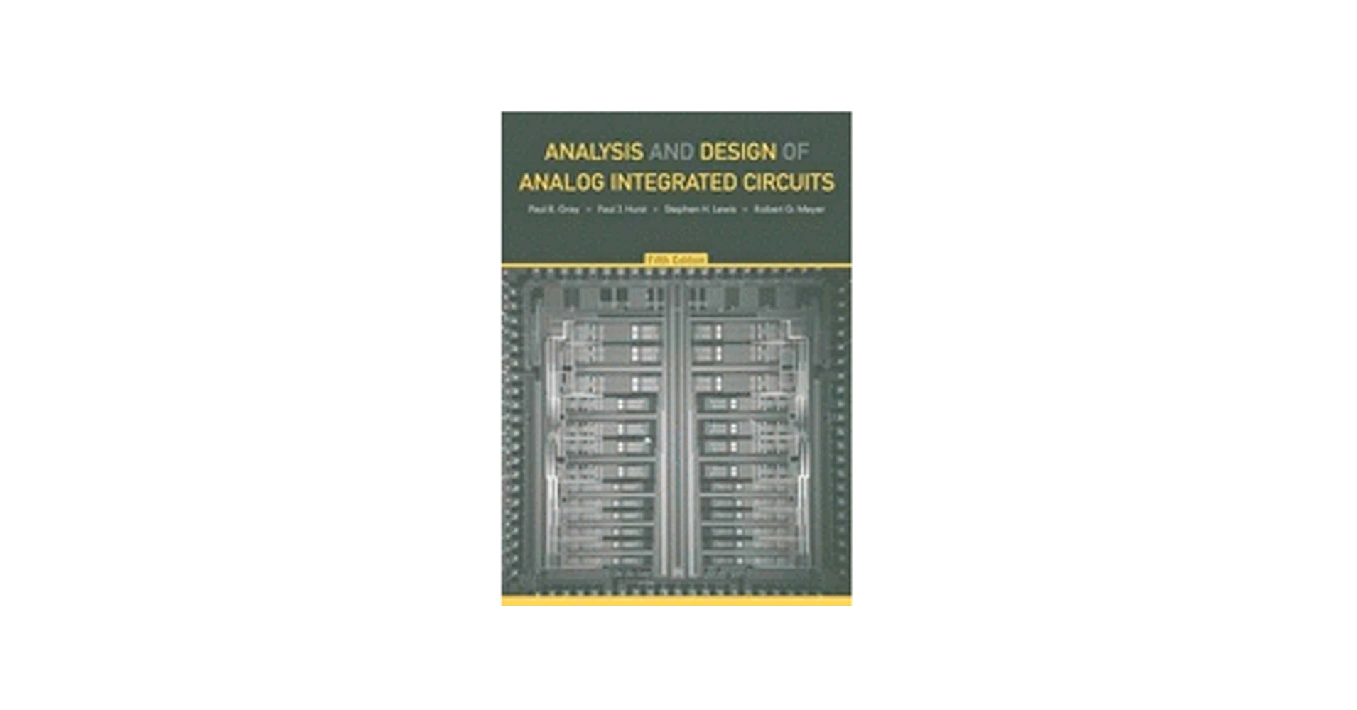 Amazon.com: Analysis and Design of Analog Integrated Circuits, 4th