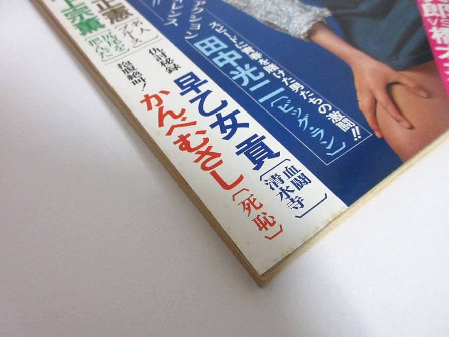 Amazon.co.jp: 週刊小説 昭和52年 7月8日号 表紙 相本久美子 実業之