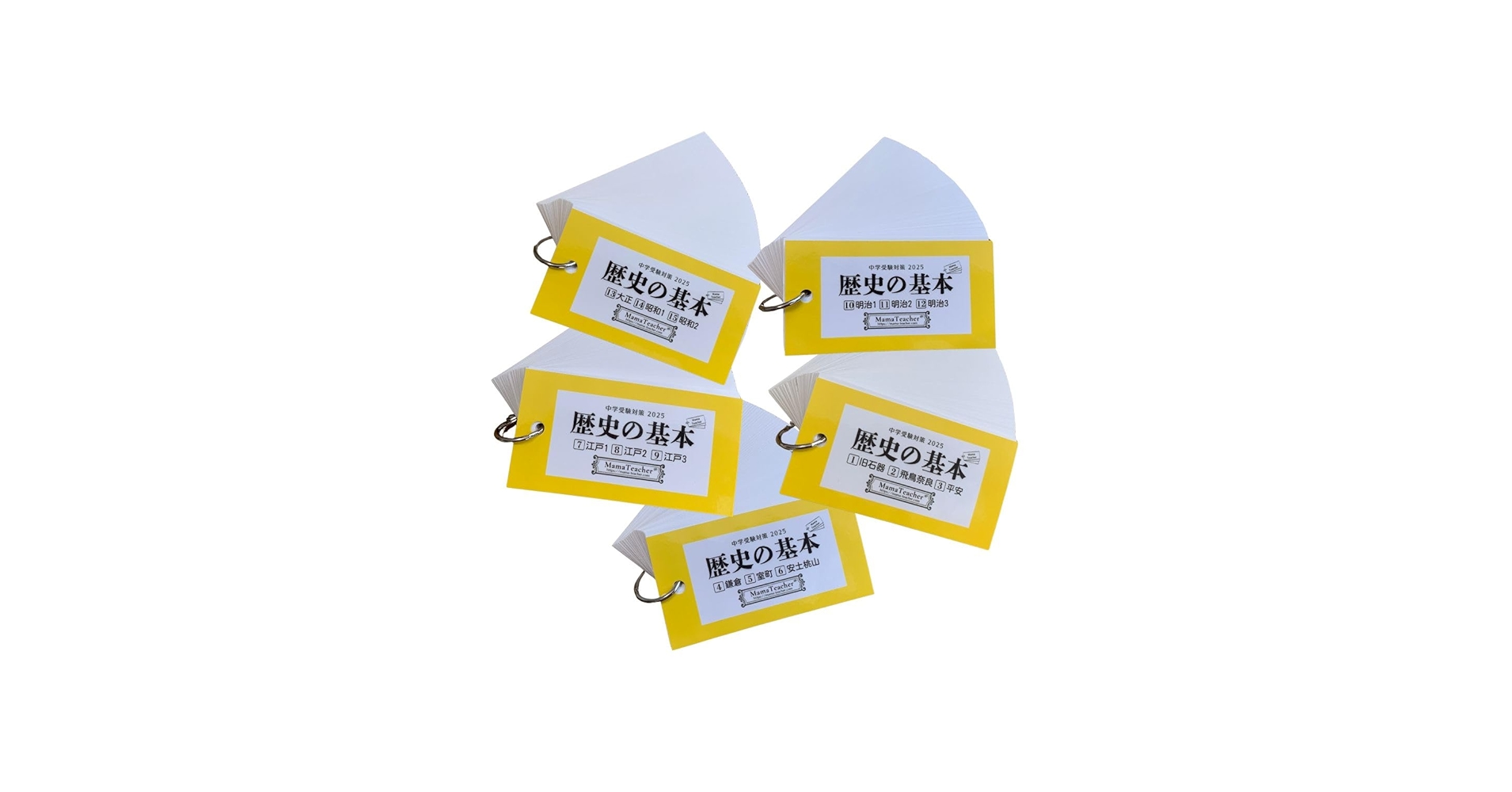 Amazon.co.jp: 歴史の基本フルカード(2026年版)中学受験 暗記カード