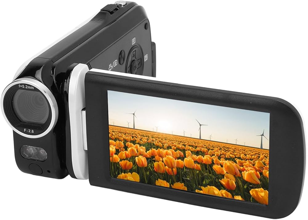 Amazon | ビデオカメラ、2.7K 48MP デジタルビデオカメラ、18X