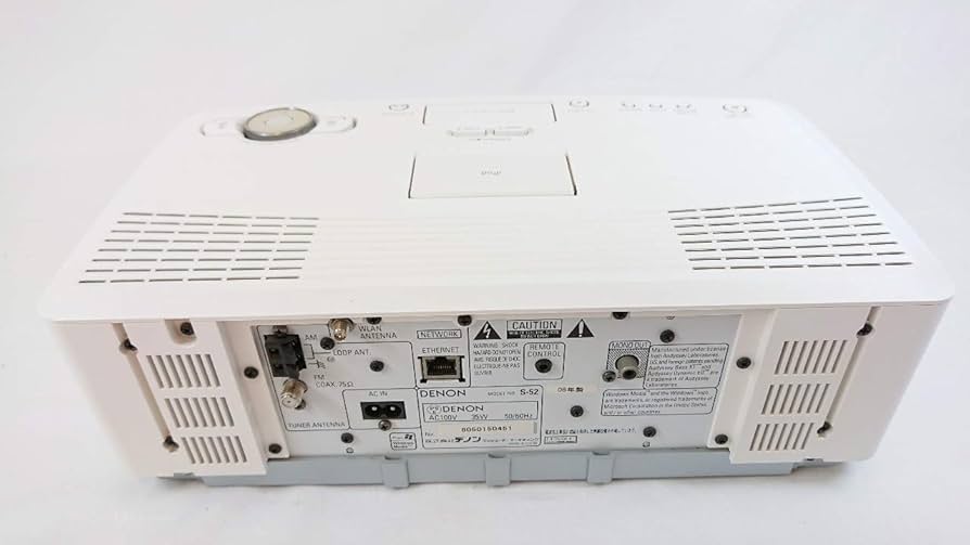 Amazon.co.jp: Denon S-52-W CD Music System Wireless Network White