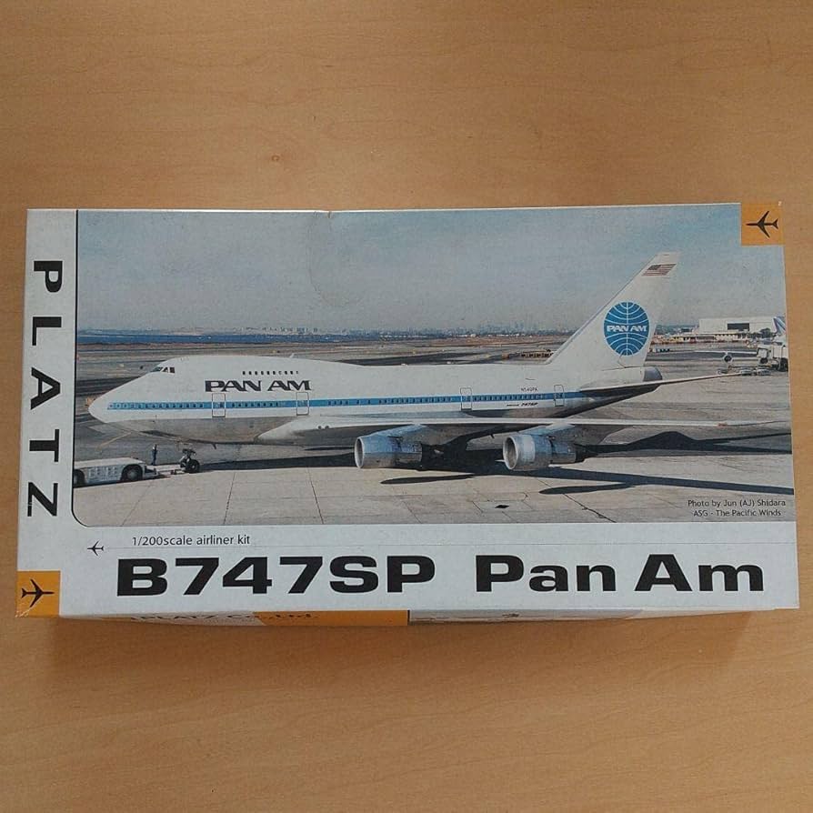 Amazon | 1200 ボーイング B747SP パンナム航空 プラモデル 未制作