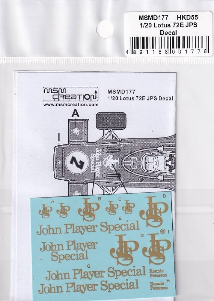 Amazon | MSMクリエイション MSMD177 1/20 ロータス 72E 
