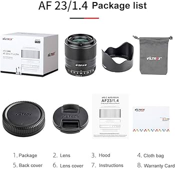 Amazon.co.jp: Viltrox 23mm f1.4 大口径 単焦点レンズ STM ノイズレス