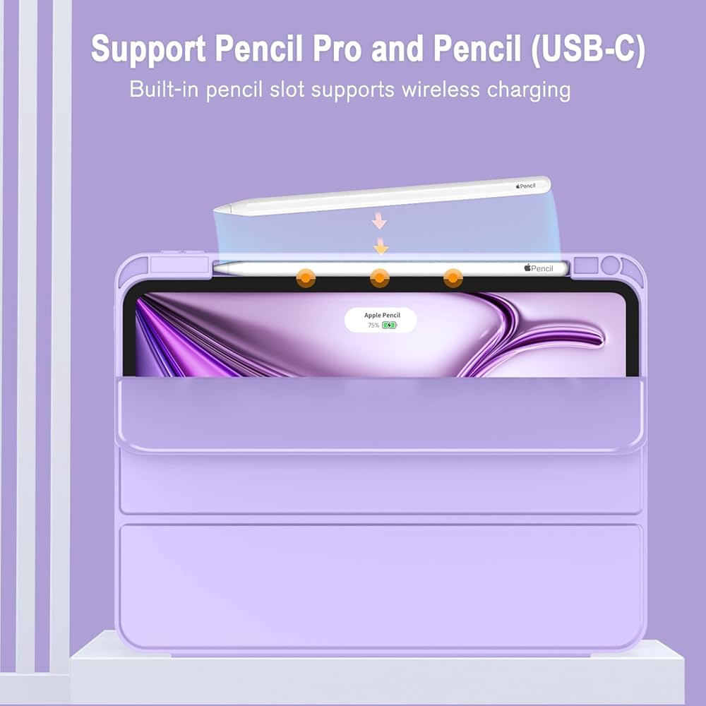Amazon.com: ZryXal New iPad Air 13 Inch Case M3 2025/M2 2024 with