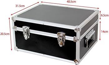 Amazon | Dicon Audio DEC-40BL 7インチレコードケース Black | 機材