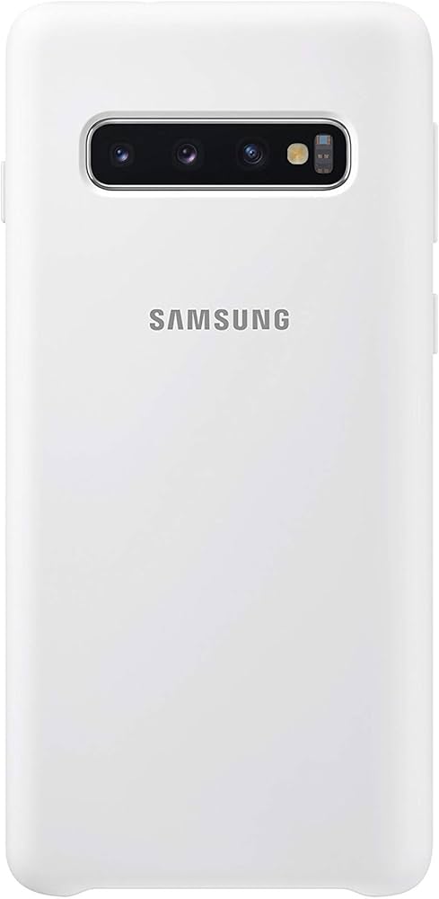 Amazon.com: Samsung Galaxy S10 Silicone Case, White, EF