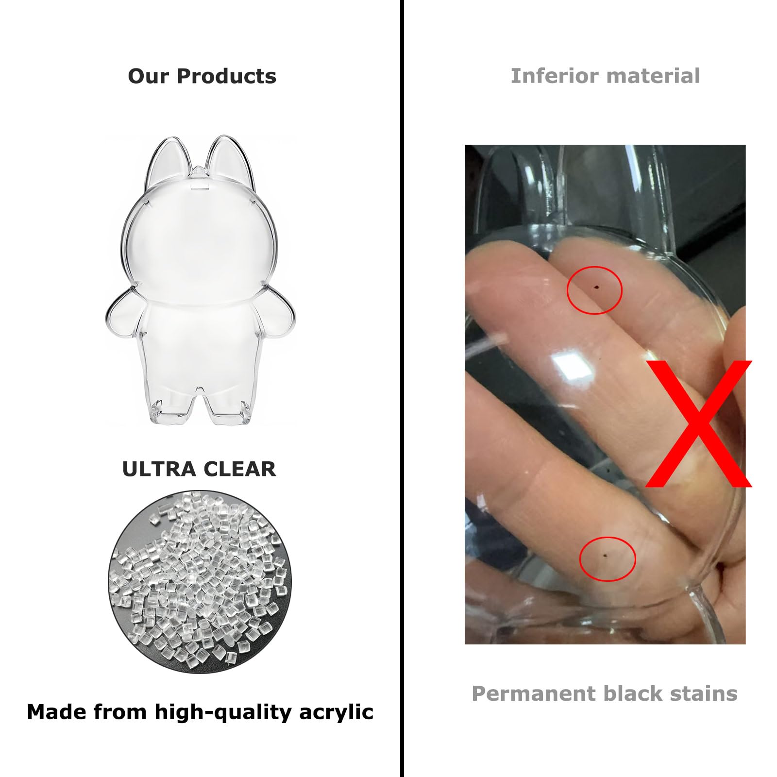 Amazon.com: Transwon Protective Case for LABUBU Big into Energy