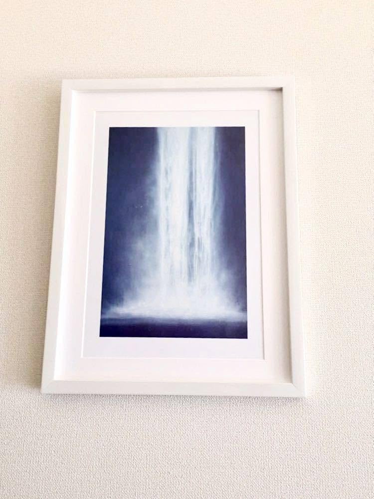 F20号) 千住博【ウォーターフォール】肉筆/表サイン有り/裏シール有り