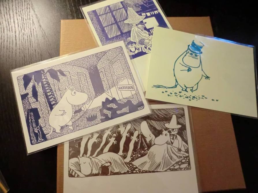 Amazon.co.jp: MOOMIM ムーミン ムーミン展 限定 限定品 レア物 ポスト