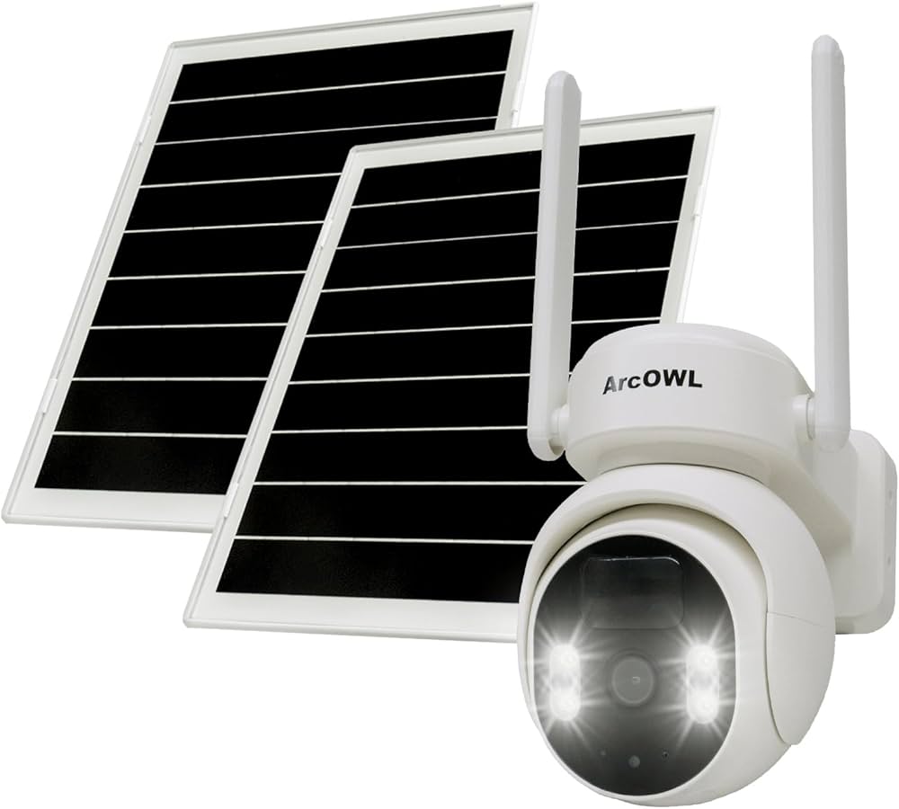 Amazon.co.jp: 【24時間連続録画・ソーラーパネル2枚付け最強化・完全