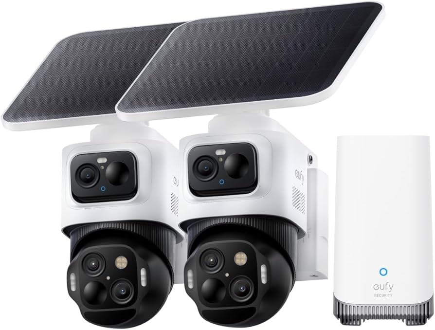 Amazon.com : eufy Security eufyCam S4 2-Cam Kit,4K Solar Camera