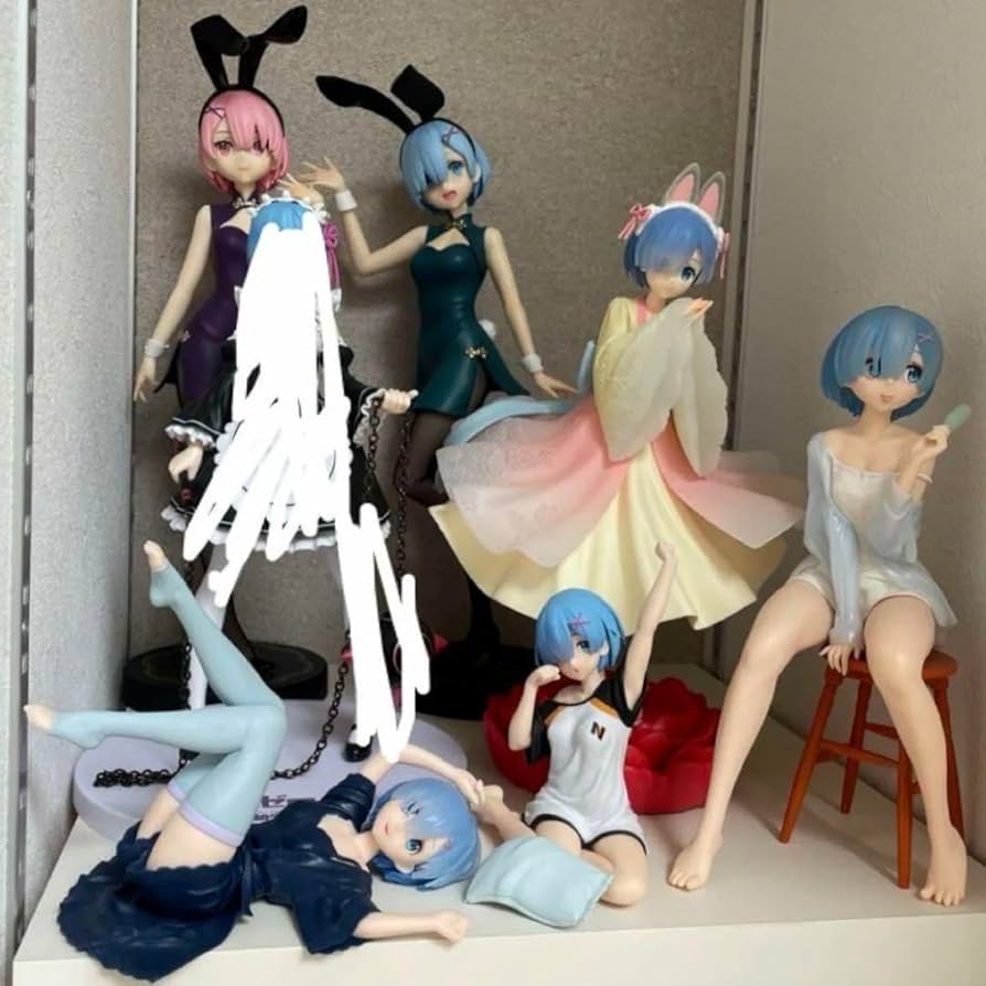 Amazon | reゼロから始める異世界生活 リゼロ レム ラム フィギュア