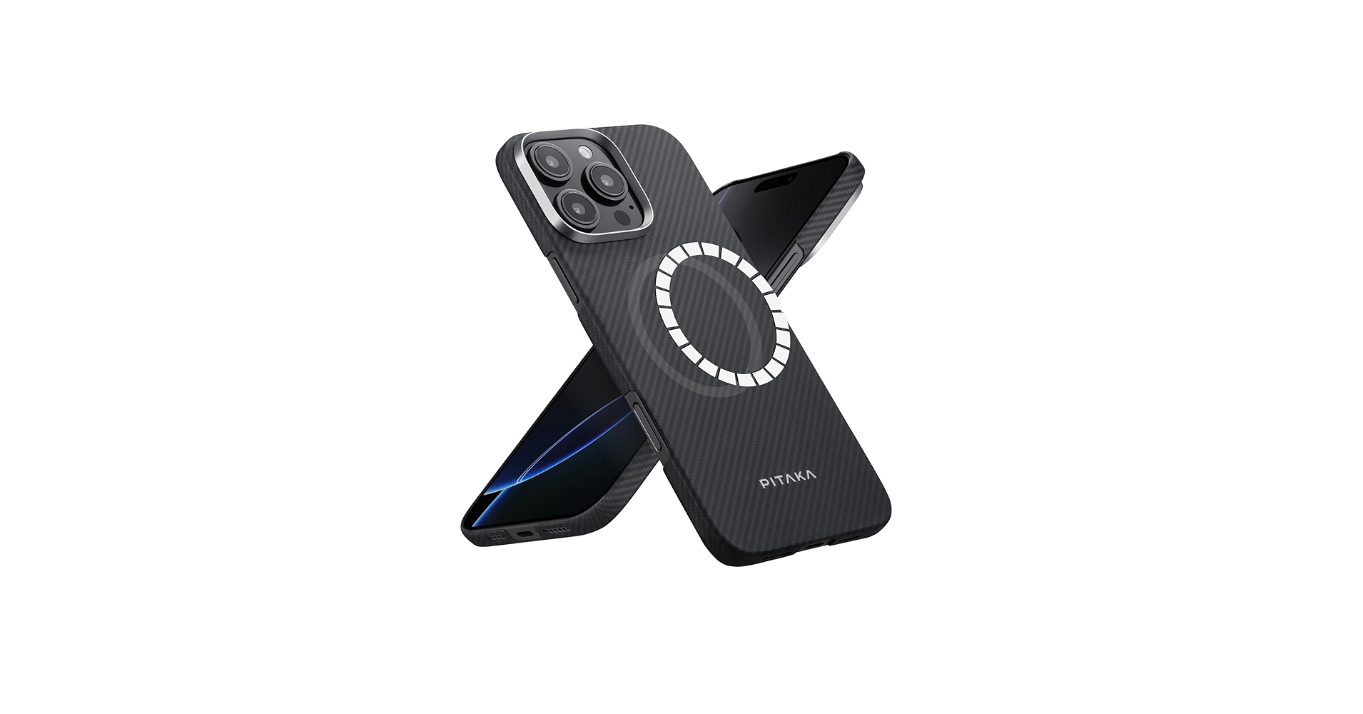 Amazon.com: pitaka iPhone 16 Pro Case 6.3” - MagSafe Compatible