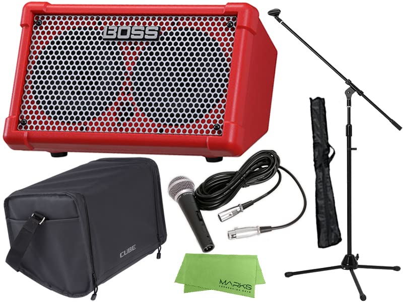 Amazon | 【路上ライブセット】BOSS CUBE STREET II RED ［CUBE-ST2-R