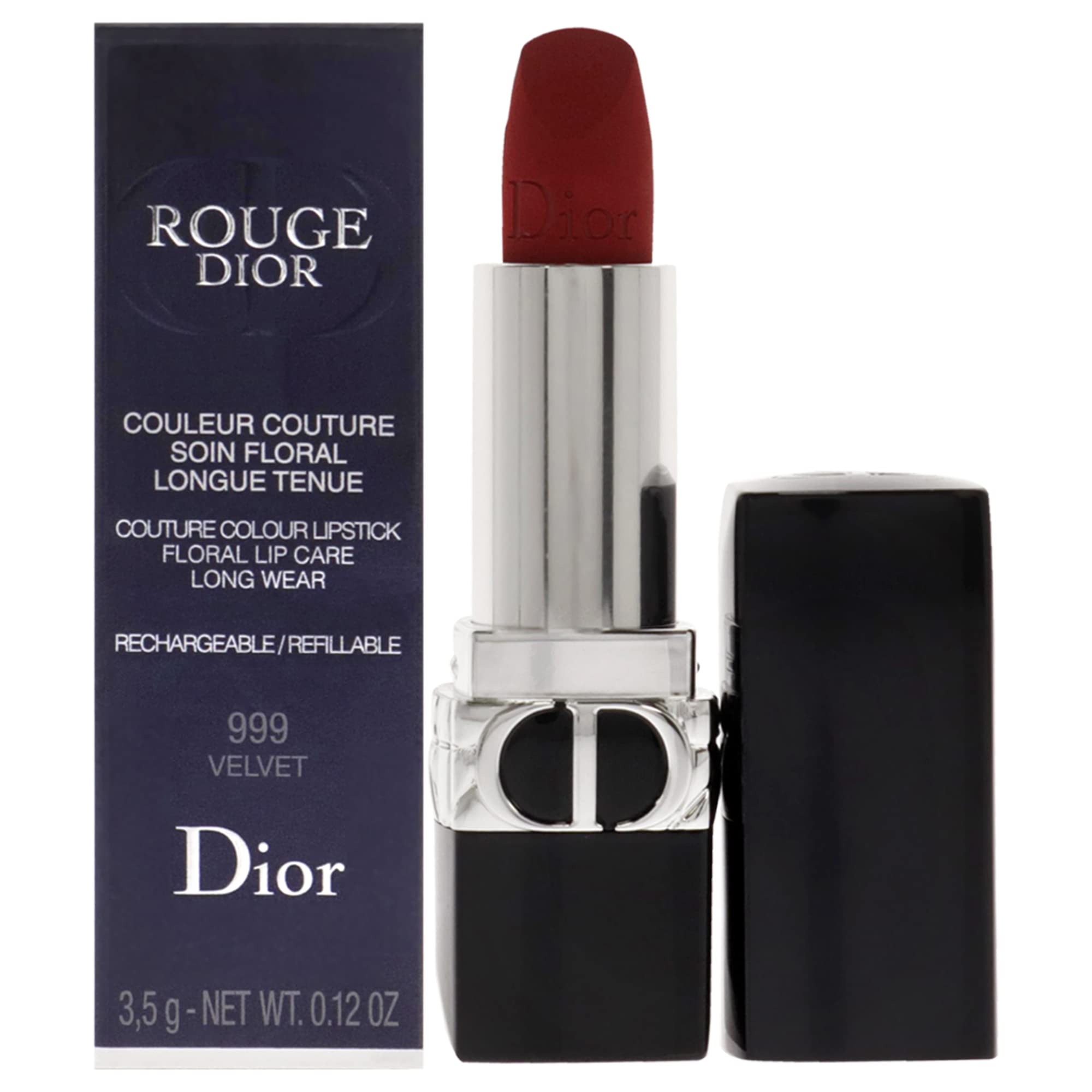 Amazon.com : Christian Dior Rouge Dior Couture Lipstick - 999