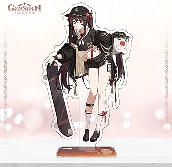 Amazon.co.jp: 原神 胡桃 私服 フータオ アクリルスタンド 15cm ③