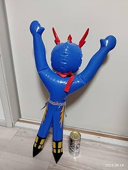 Amazon.co.jp: 昭和レトロ 当時物 イナズマン パチ 空気ビニール空ビ
