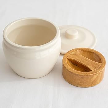 Amazon｜かもしか道具店 浅漬けの壺 重石付き 浅漬け 容器 陶器 漬け物