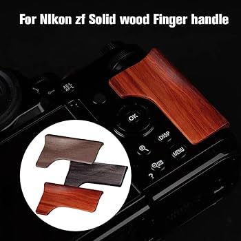 Amazon | Shnmersy For ニコン ZF 用 フィンガーハンドル 木製ハンド
