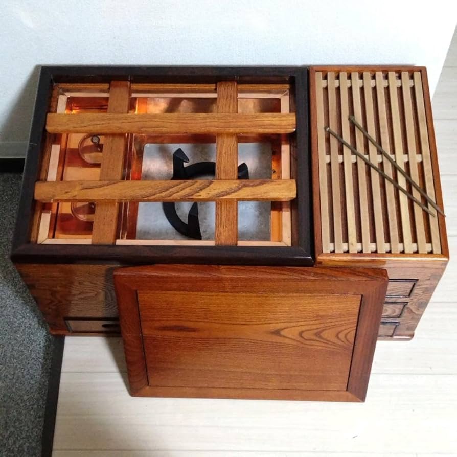 昭和レトロ 竹製 大型 自在鉤 囲炉裏 暖炉 火鉢 古民家 古道具 平成