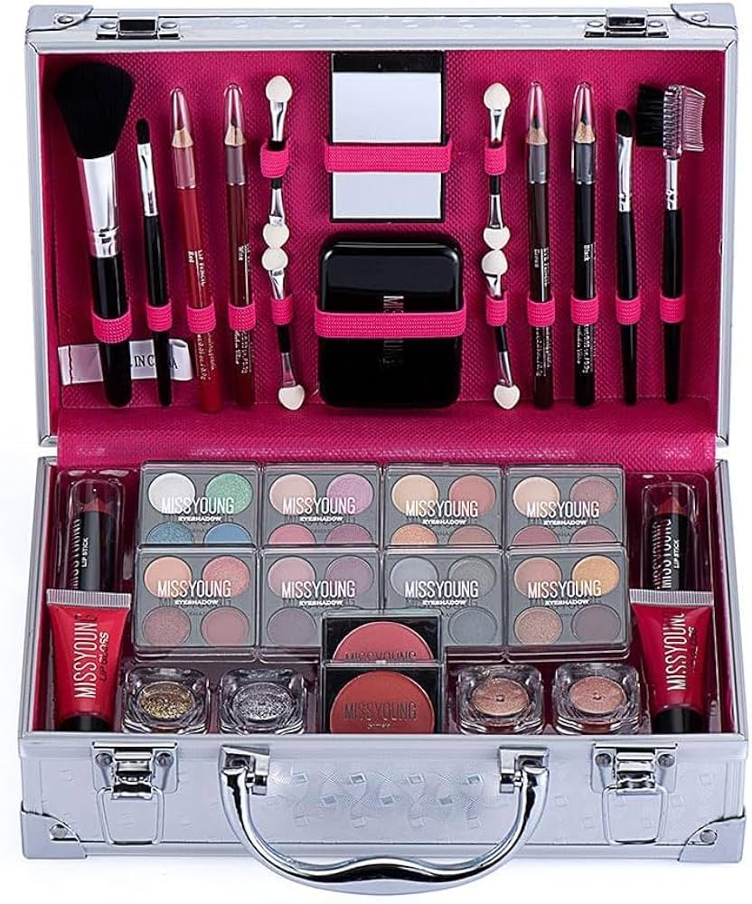 Amazon | フル美容メイクアップ化粧品セット56個 ミラー付き