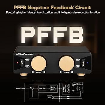 Aiyima A70 Mono 1CH パワーアンプ 2台セット Amazon.com: AIYIMA A70