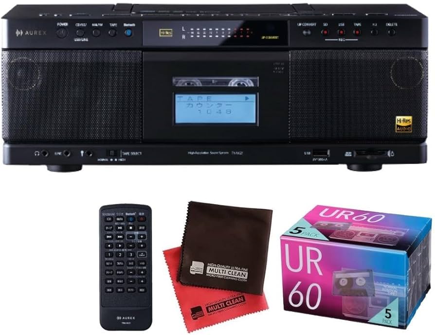 Amazon.co.jp: 東芝 CDラジカセ ブラック TY-AK21(K) カセット60分5本
