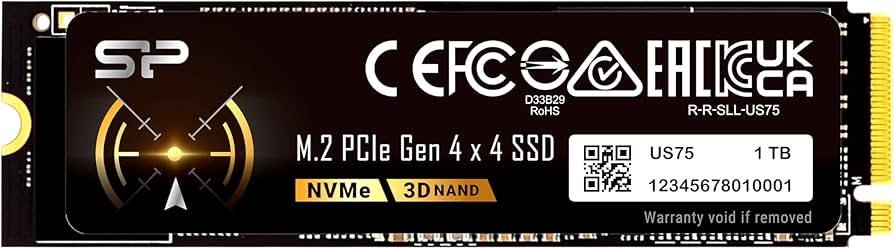 Amazon.com: Silicon Power 1TB US75 Nvme PCIe Gen4 M.2 2280 SSD R/W