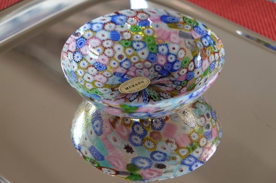 MURANO ムラノ 金彩 ミルフィオリ お碗 皿 MURANO ムラノ 金彩