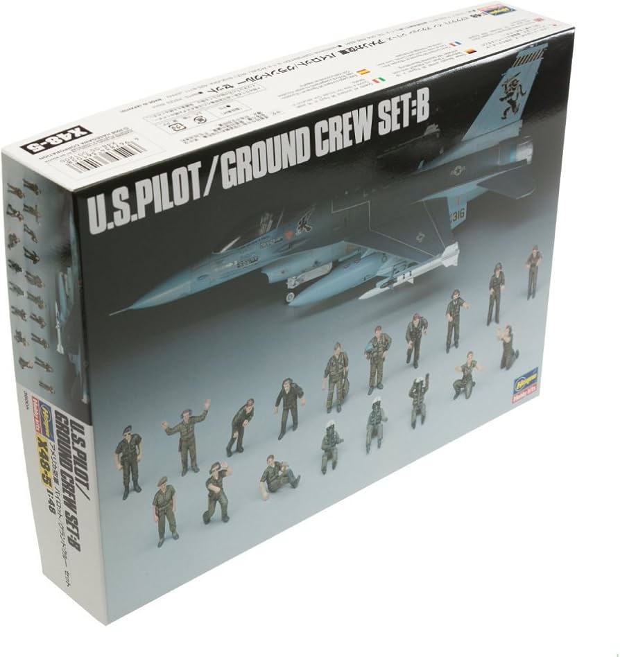 Amazon | ハセガワ 1/48 アメリカ空軍 パイロット/グランドクルー