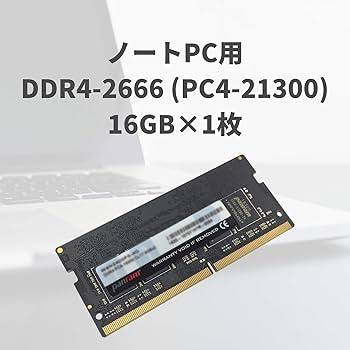 Amazon | CFD販売 ノートPC用 メモリ PC4-21300(DDR4-2666) 16GB×1枚