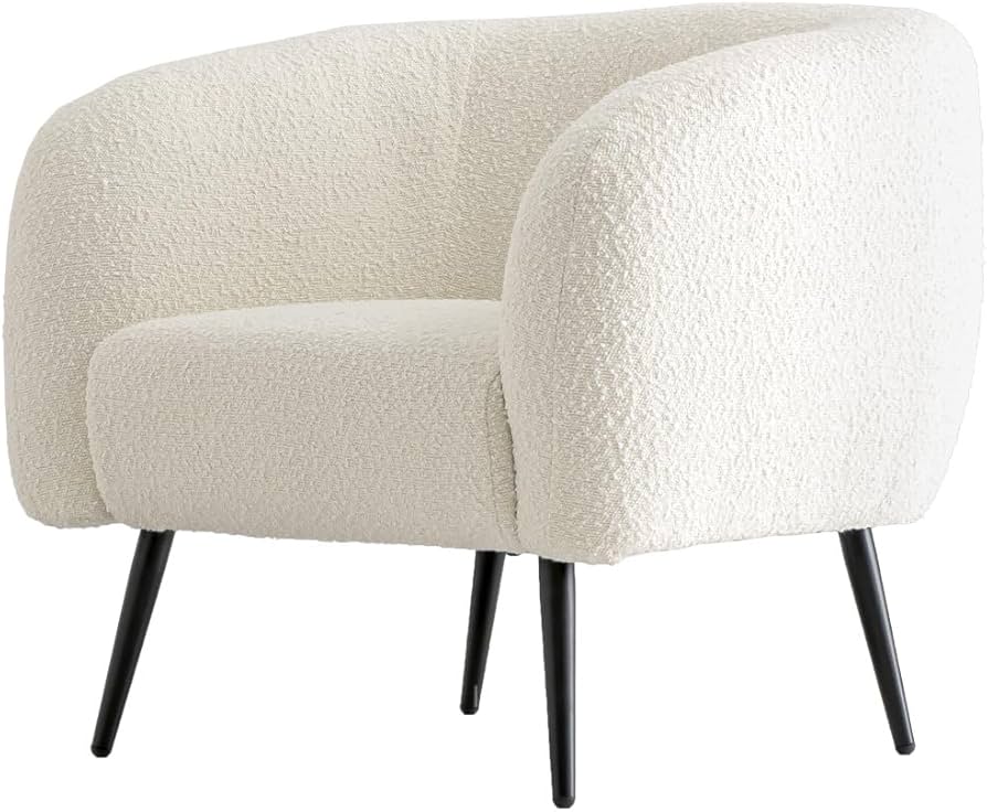 Amazon｜smoo ラウンジチェア ブークレ ソファ 一人掛け 二人掛け 1p