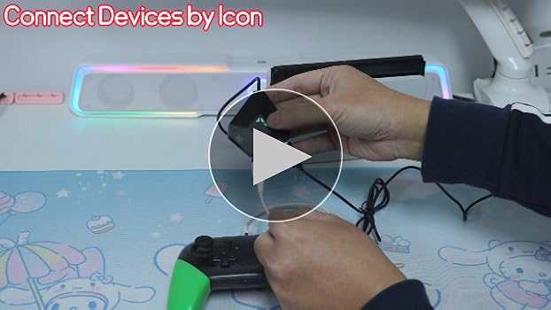 ECHZOVE Keyboard and Mouse Adapter for Nintendo Switch, Keyboard