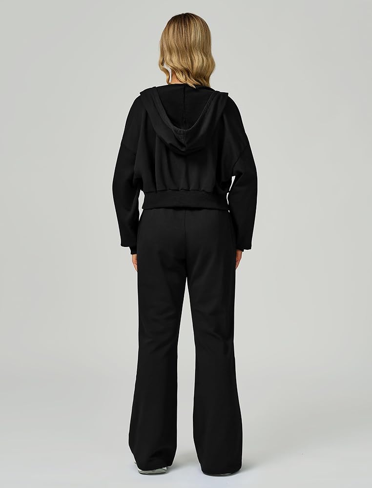 Amazon.com: ABOCIW Womens 2 Piece Sweatsuits Fall Outfits Zip Up