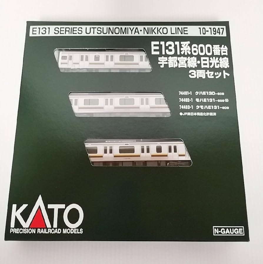 Amazon | KATO 10-1947 E131系600番台 宇都宮線・日光線 3両セット