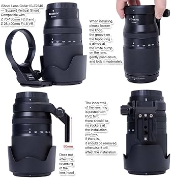 Amazon | iShoot レンズリング式三脚座、 Nikon Z 28-400mm F4-8 VR